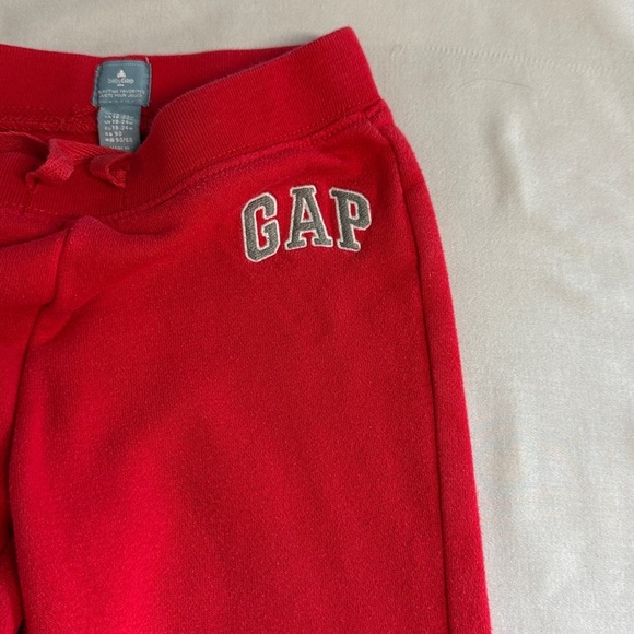GAP - Bright Red Toddler Joggers/Sweatpants - Picture 3 of 5